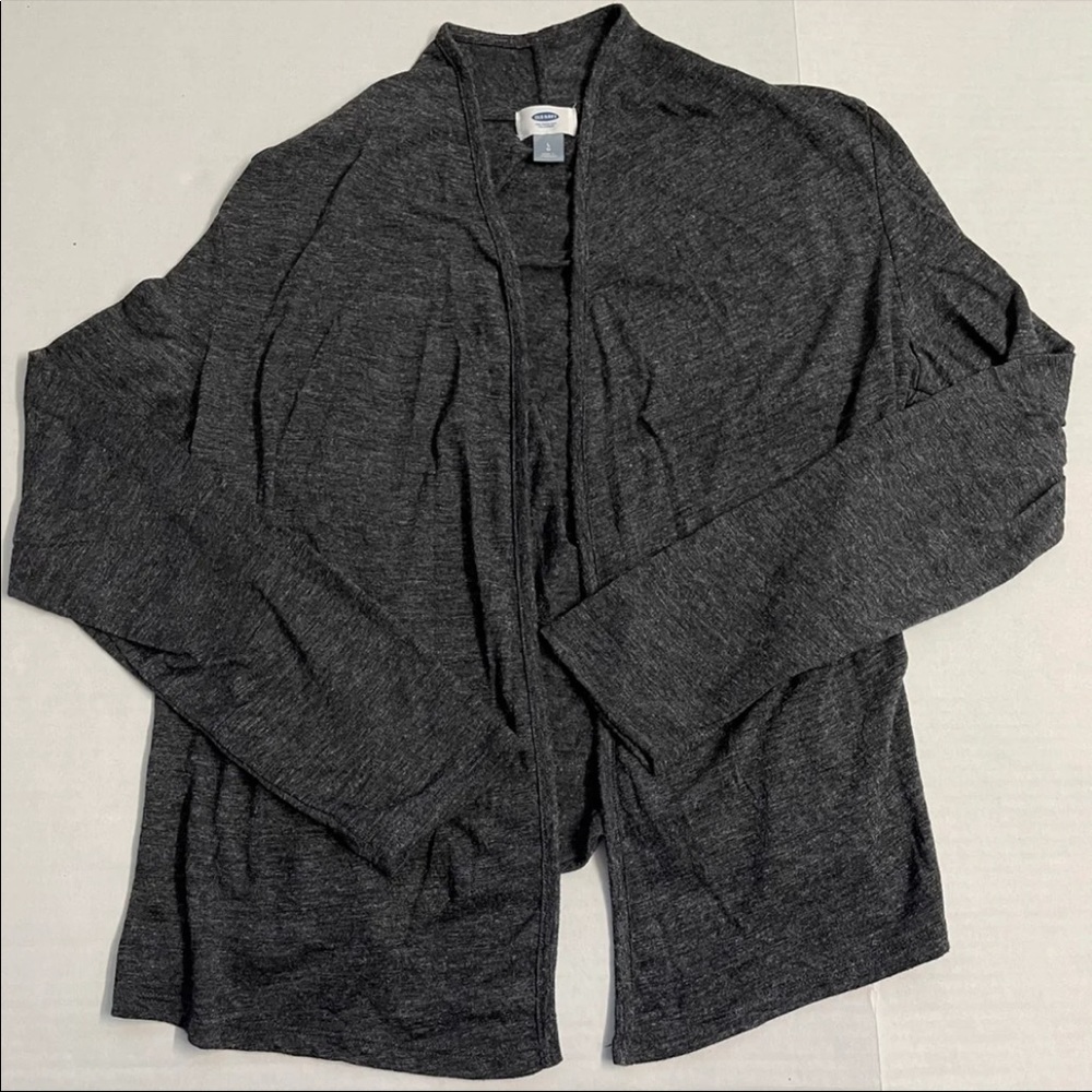 Cardigan gray sweater old navy women large shirt L